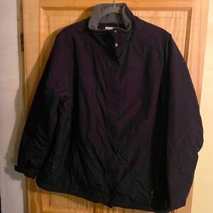 Black L.L. Bean fleece lined jacket